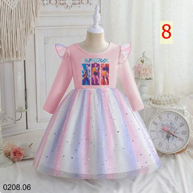 26HA0208.06 - VÁY TUTU DÀI TAY BÉ GÁI