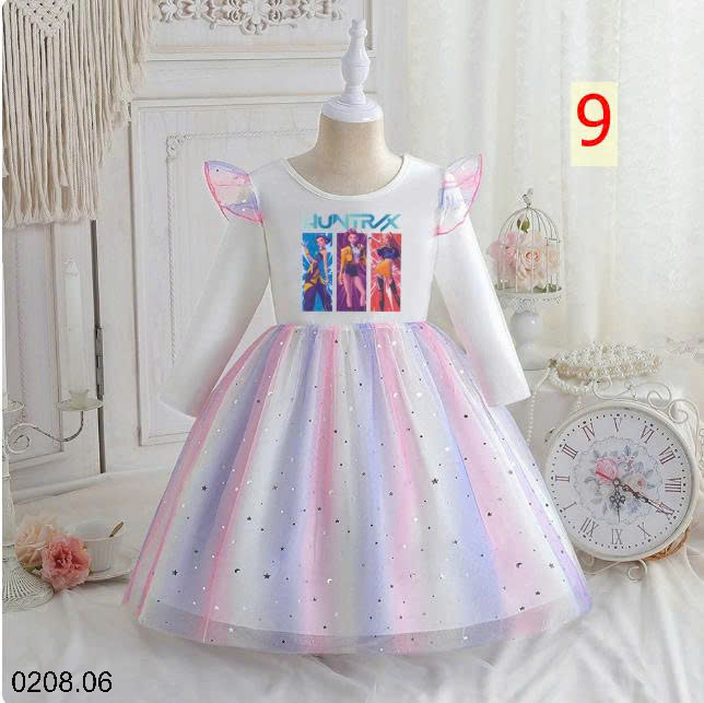 26HA0208.06 - VÁY TUTU DÀI TAY BÉ GÁI