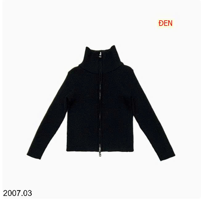 26HA2007.03 - ÁO KHOÁC CARDIGAN DỆT KIM CỔ CAO BÉ GÁI