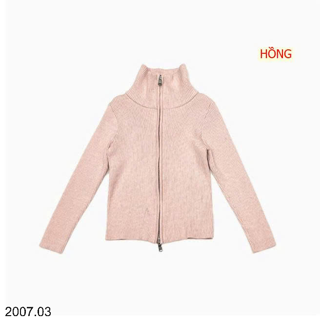26HA2007.03 - ÁO KHOÁC CARDIGAN DỆT KIM CỔ CAO BÉ GÁI