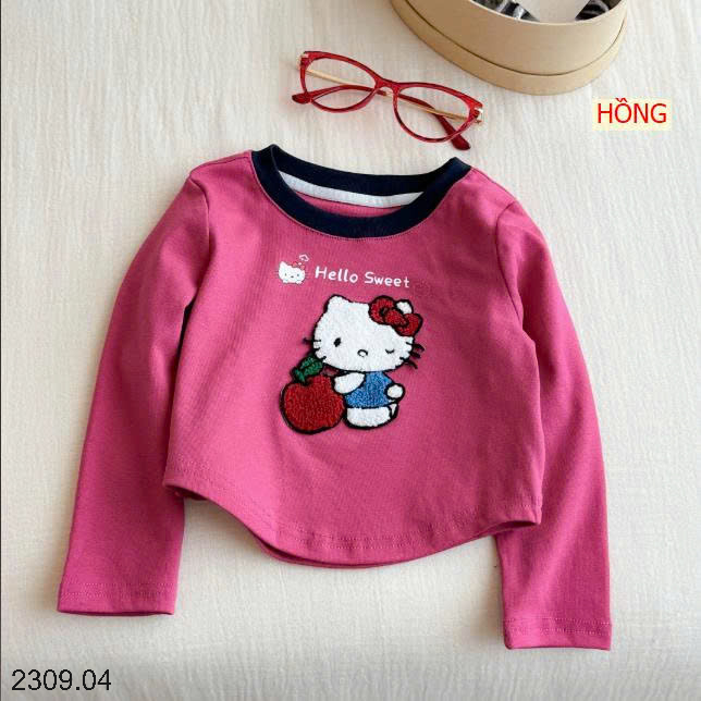 26HA2309.04 - ÁO DÀI TAY KITTY THÊU NỔI