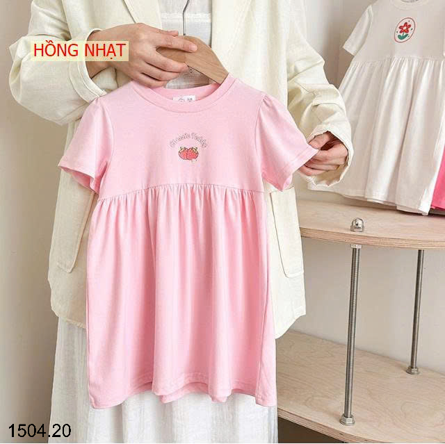 26HA1504.20 - VÁY COTTON QUẢNG CHÂU BÉ GÁI