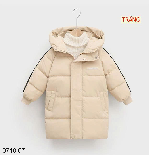 26HA0710.07 - ÁO PHAO DÁNG DÀI SỌC TAY CHO BÉ