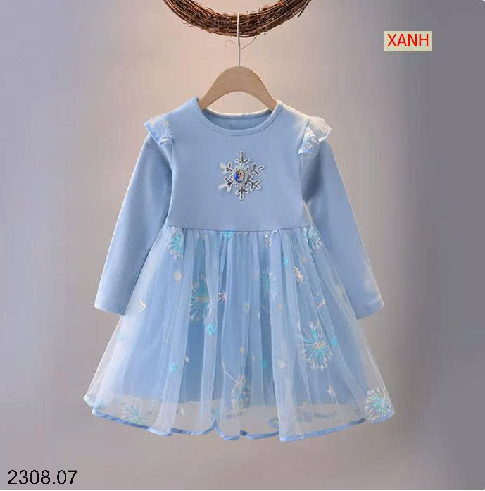 26HA2308.07 - VÁY ELSA BÉ GÁI