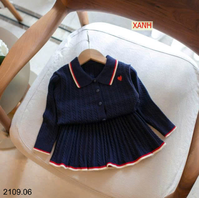 26HA2109.06 - SET VÁY LEN CHO BÉ