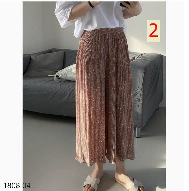 26HA1808.04 - SET 2 QUẦN HOA TĂM LẠNH CHO NỮ