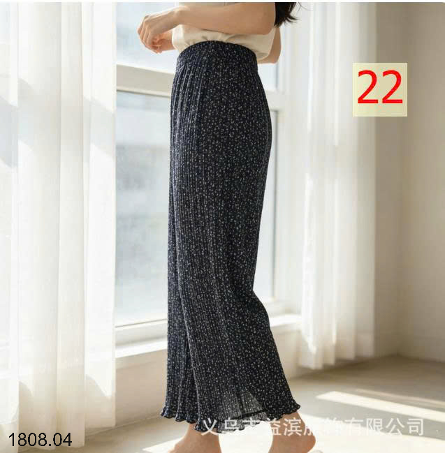 26HA1808.04 - SET 2 QUẦN HOA TĂM LẠNH CHO NỮ