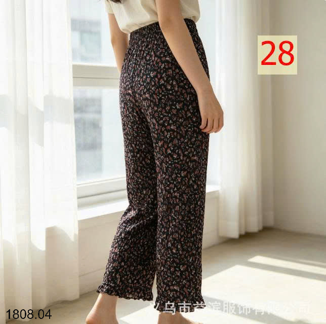 26HA1808.04 - SET 2 QUẦN HOA TĂM LẠNH CHO NỮ