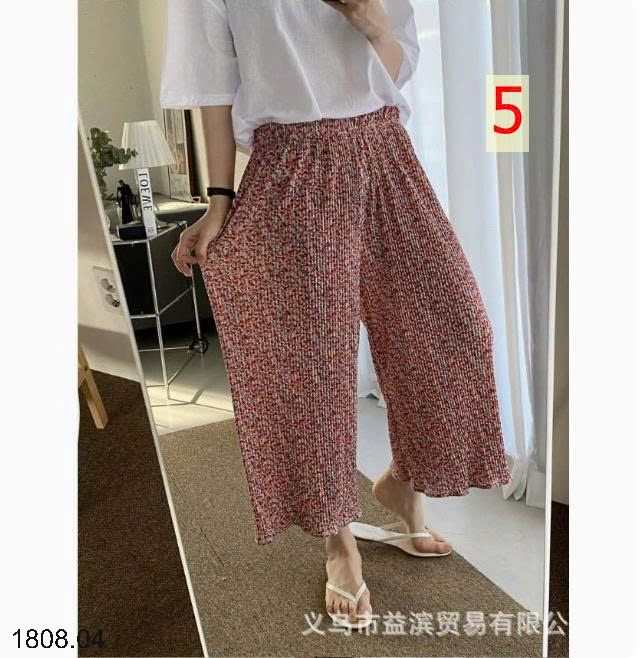 26HA1808.04 - SET 2 QUẦN HOA TĂM LẠNH CHO NỮ