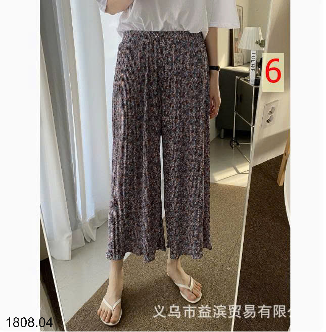 26HA1808.04 - SET 2 QUẦN HOA TĂM LẠNH CHO NỮ