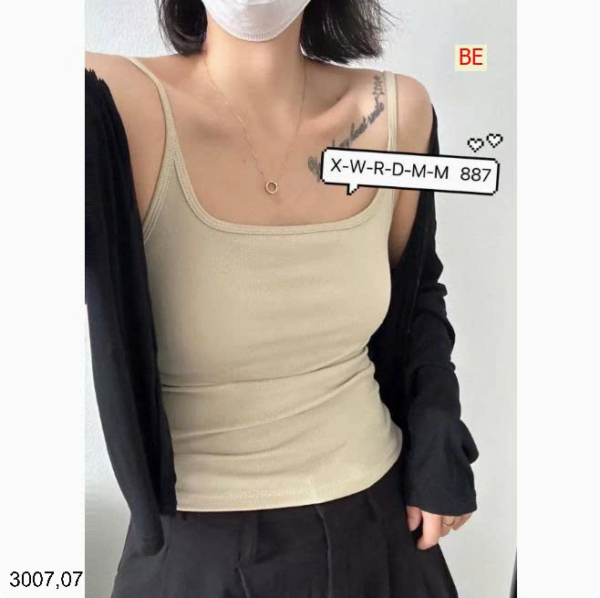 26HA3007.07 - ÁO 2 DÂY KÈM BRA FULL TÚI MÓC
