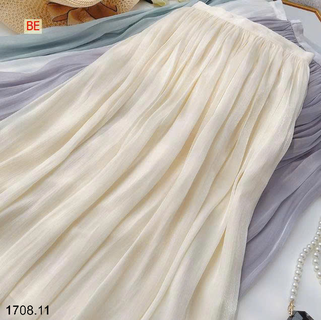 26HA1708.11 - CHÂN VÁY TƠ LỤA ANNA