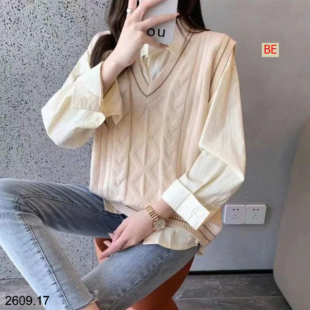 26HA2609.17 - ÁO GILE LEN CHO NỮ