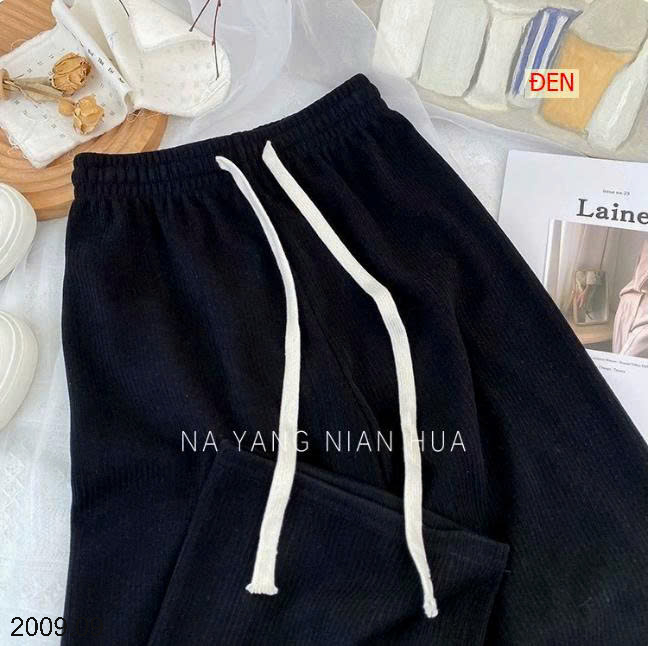 26HA2009.09 - QUẦN GẠO NẾP NHUNG ỐNG RỘNG