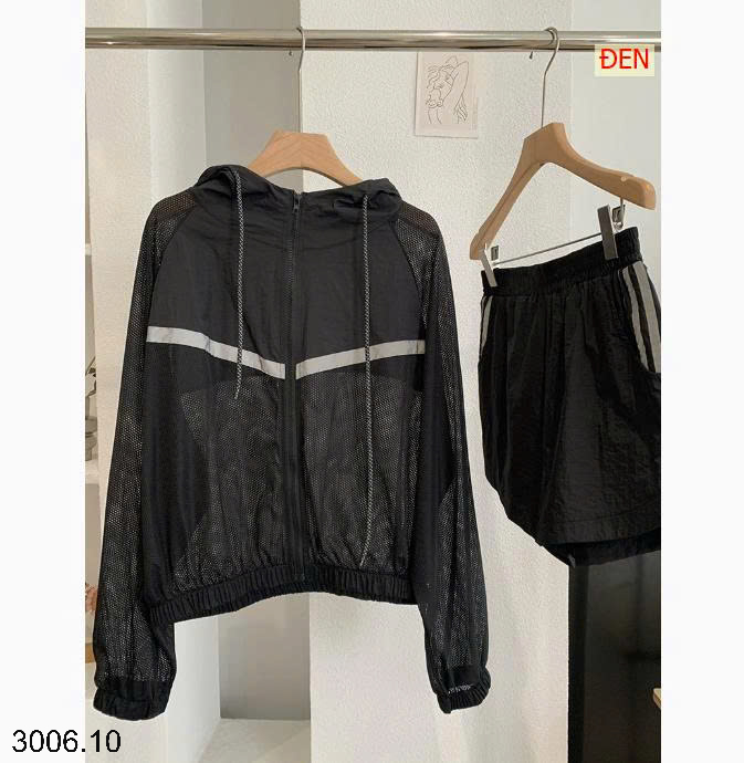 26HA3006.10 - BỘ THỂ THAO ÁO LƯỚI NHÀ KEKEZOON