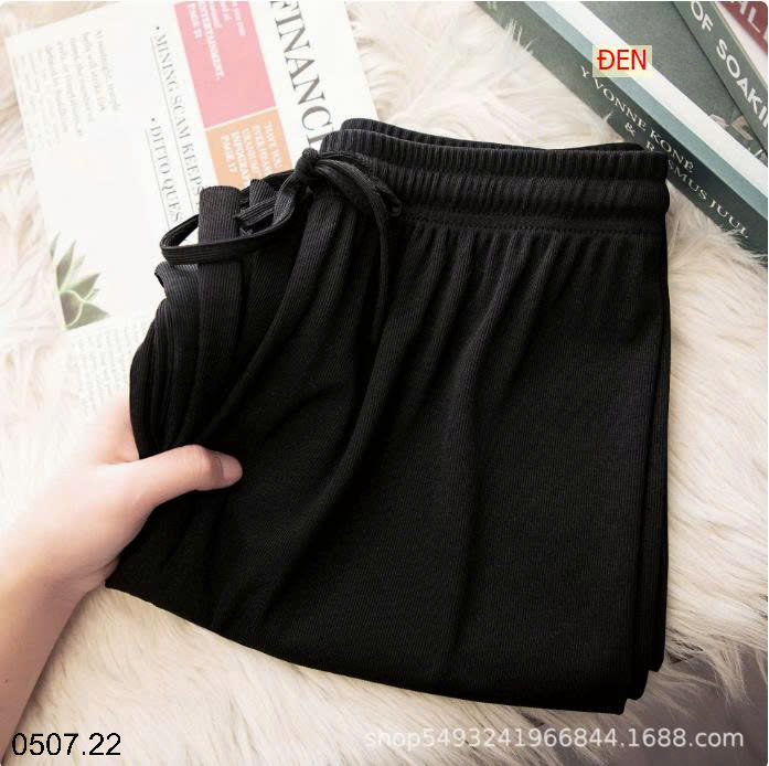 26HA0507.22 - SET 2 QUẦN THUN TĂM ỐNG RỘNG NỮ