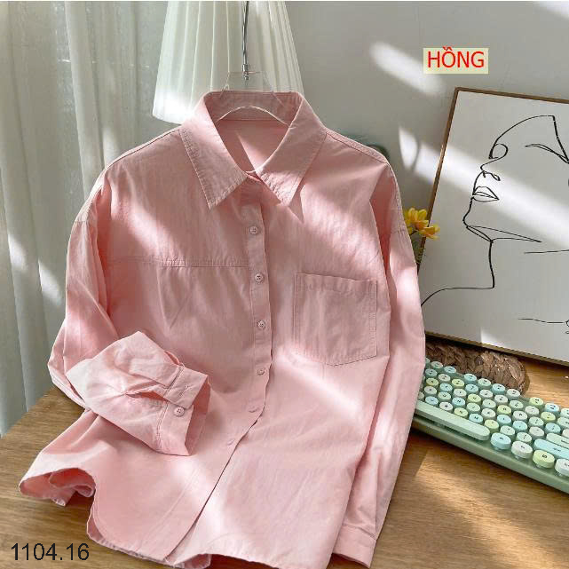 26HA1104.16 - ÁO SƠ MI QUẢNG CHÂU CHO NỮ