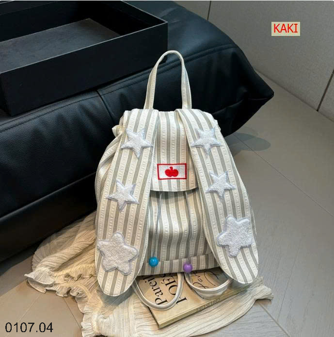 26HA0107.04 - BA LÔ TAI THỎ DỄ THƯƠNG