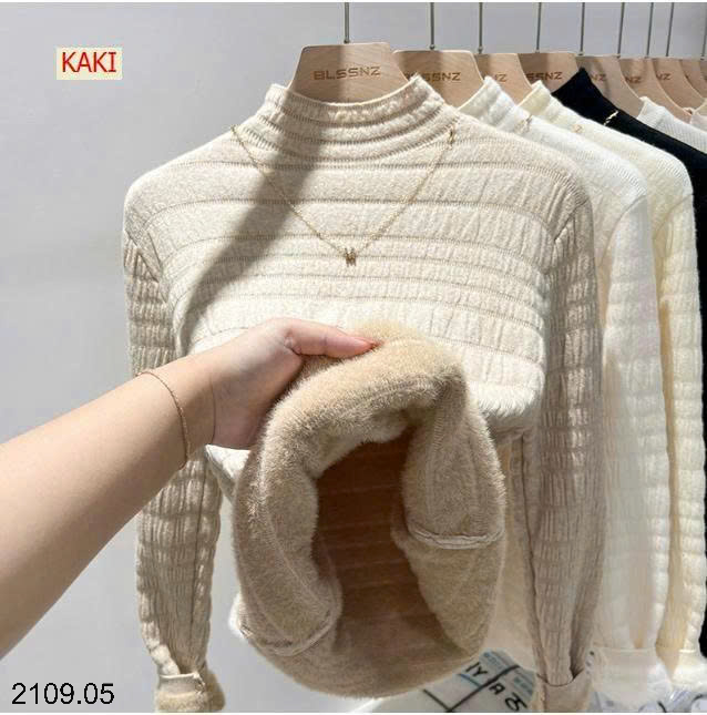 26HA2109.05 - ÁO GIỮ NHIỆT LÓT LÔNG CHỒN CHO NỮ