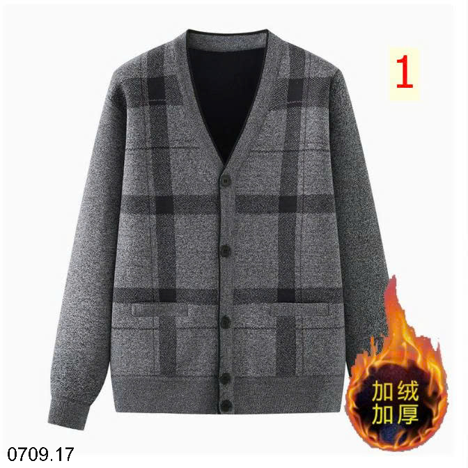 26HA0709.17 - CARDIGAN LÓT LÔNG CỔ V TÚI HÔNG TẶNG BỐ