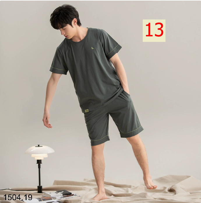 26HA1504.19 - BỘ MẶC NHÀ COTTON NAM