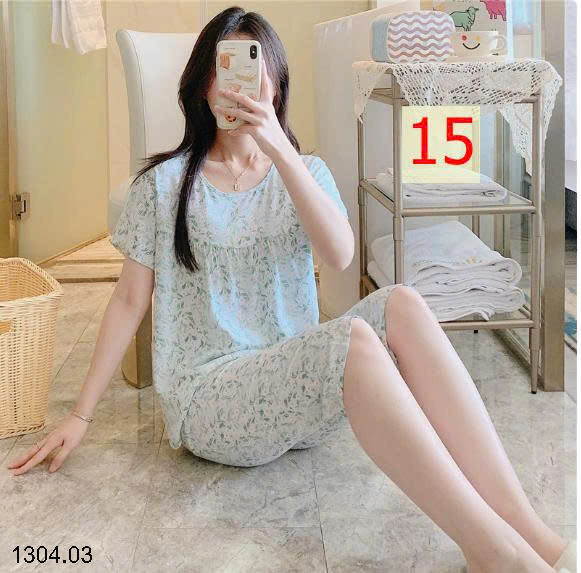 26HA1304.03 - BỘ LANH LỤA LỬNG MẶC NHÀ NỮ
