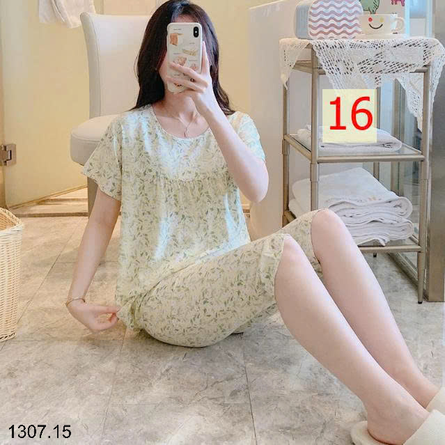 26HA1307.15 - BỘ LANH LỤA LỬNG MẶC NHÀ NỮ