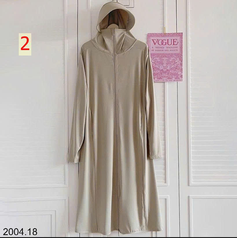 26HA2004.18 - ÁO CHỐNG NẮNG LỤA BĂNG DÁNG DÀI