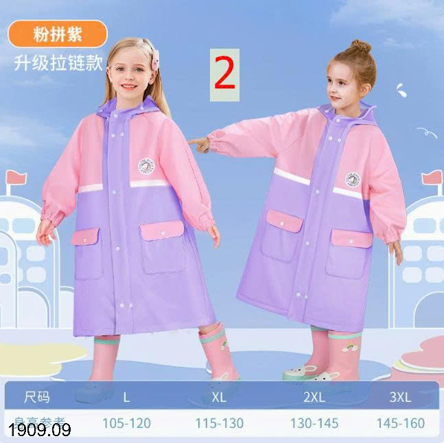 26HA1909.09 - ÁO MƯA FASHION CHO BÉ