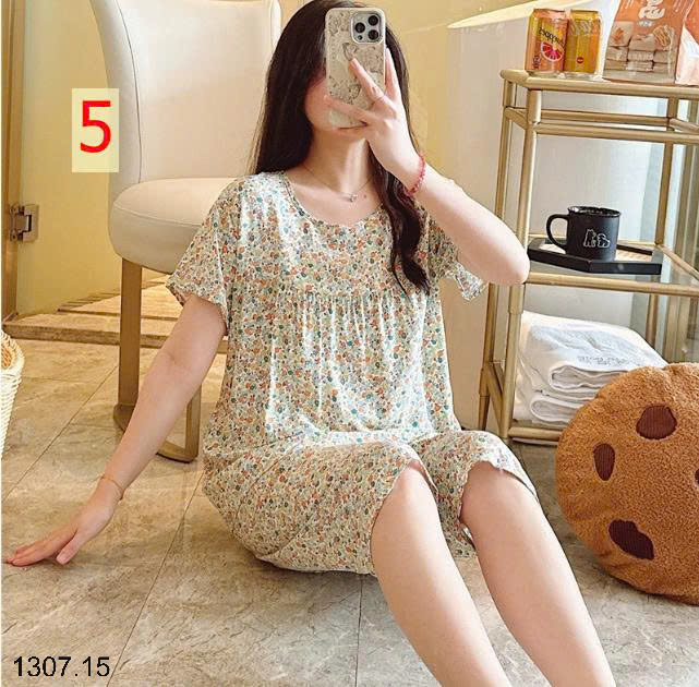 26HA1307.15 - BỘ LANH LỤA LỬNG MẶC NHÀ NỮ