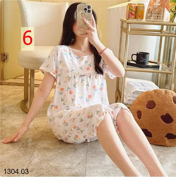 26HA1304.03 - BỘ LANH LỤA LỬNG MẶC NHÀ NỮ