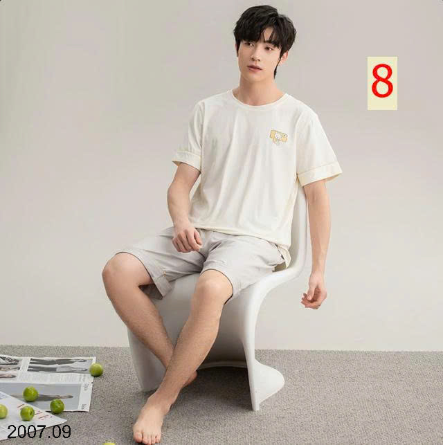 26HA2007.09 - BỘ MẶC NHÀ COTTON NAM
