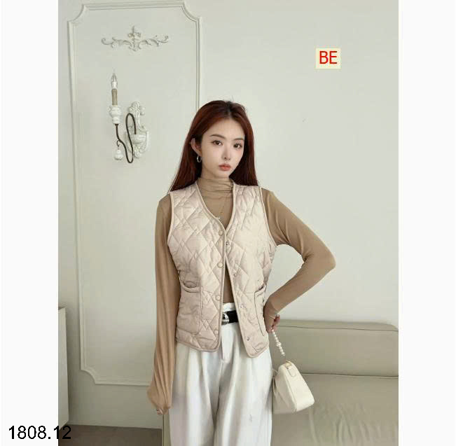 26HA1808.12 - ÁO GILE TRẦN TRÁM CHO NỮ