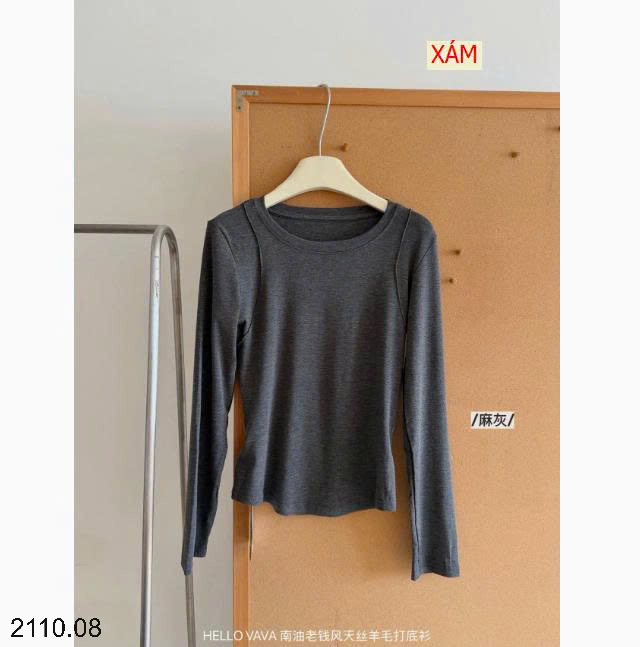 26HA2110.08 - ÁO THUN DÀI TAY NỮ HELLO VAVA