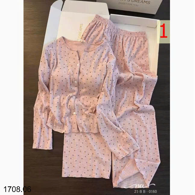 26HA1708.06 - BỘ THU ĐÔNG NỮ MẶC NHÀ