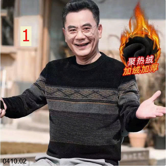 26HA0410.02 - ÁO LEN NAM TRUNG NIÊN LÓT LÔNG