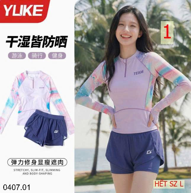 26HA0407.01 - BỘ BƠI NỮ YUKE DÀI TAY