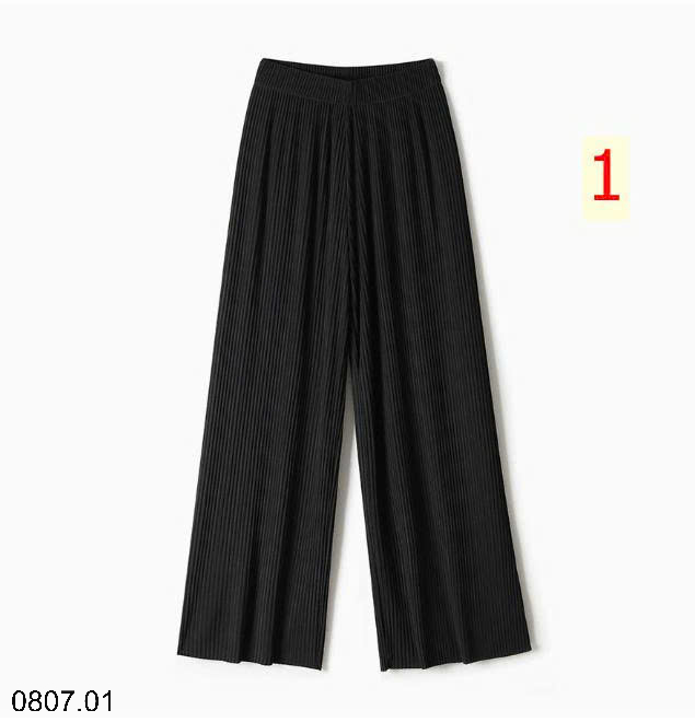 26HA0807.01 - QUẦN LỤA BĂNG XẾP LY TĂM