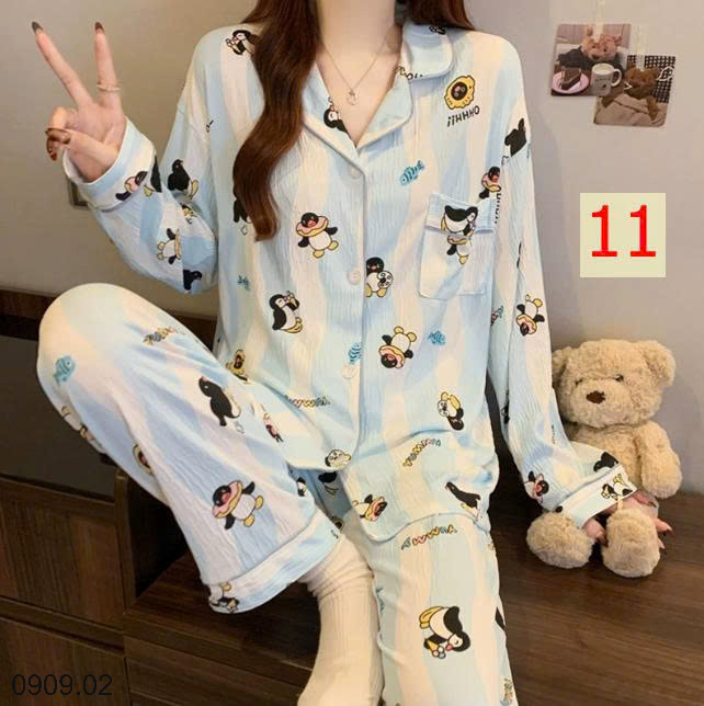 26HA0909.02 - PIZAMA DÀI TAY NỮ MẶC NHÀ