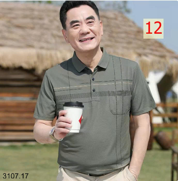26HA3107.17 - ÁO POLO TRUNG NIÊN CHO BỐ