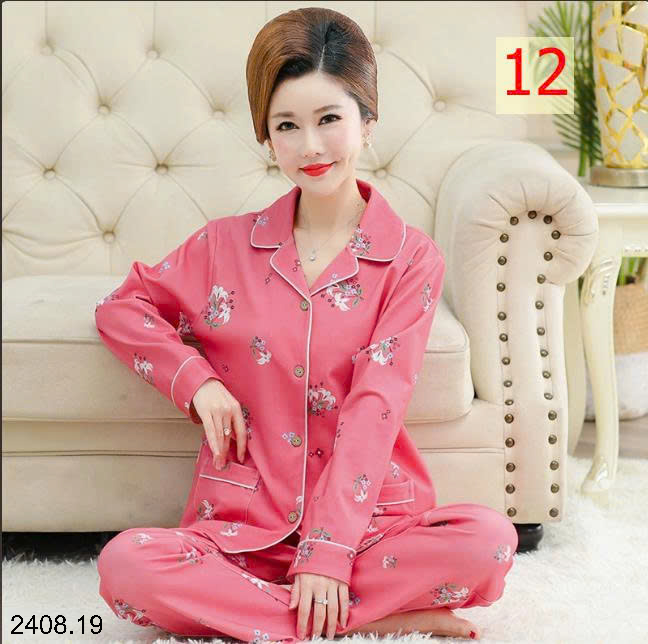26HA2408.19 - BỘ PIZAMA TRUNG NIÊN CHO MẸ