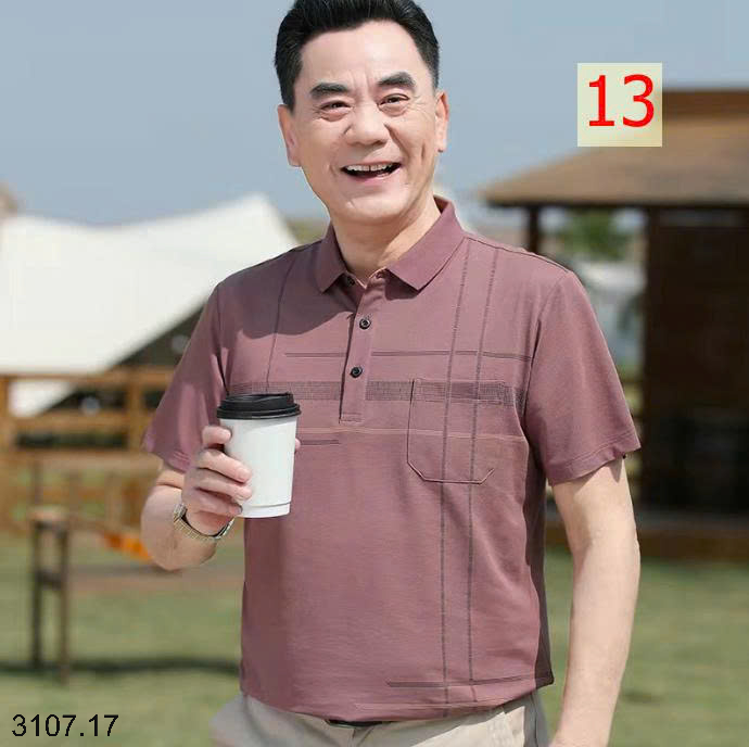 26HA3107.17 - ÁO POLO TRUNG NIÊN CHO BỐ