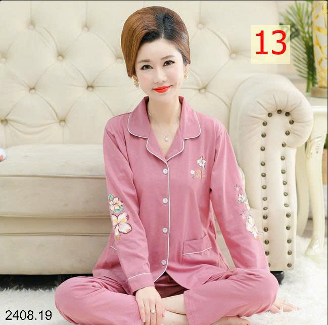 26HA2408.19 - BỘ PIZAMA TRUNG NIÊN CHO MẸ