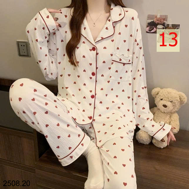 26HA2508.20 - BỘ NỮ PIZAMA MẶC NHÀ