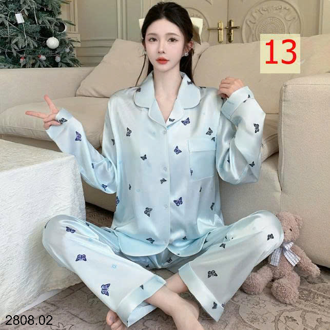 26HA2808.02 - BỘ PIZAMA LỤA CHO NỮ