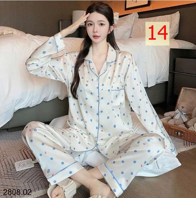 26HA2808.02 - BỘ PIZAMA LỤA CHO NỮ