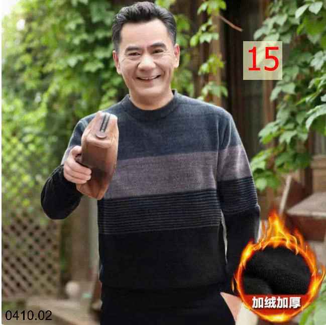 26HA0410.02 - ÁO LEN NAM TRUNG NIÊN LÓT LÔNG