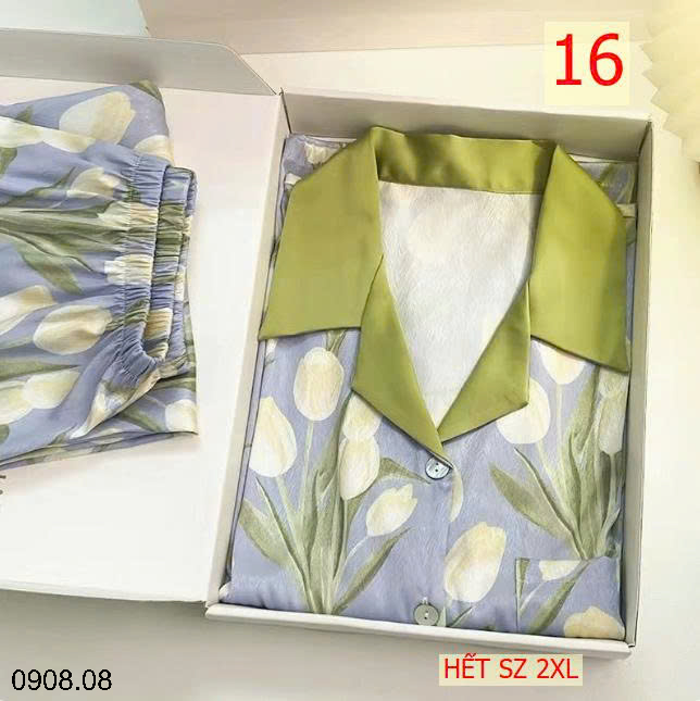 26HA0908.08 - BỘ LỤA PIZAMA THU ĐÔNG