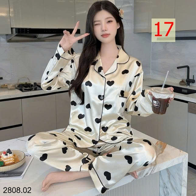 26HA2808.02 - BỘ PIZAMA LỤA CHO NỮ