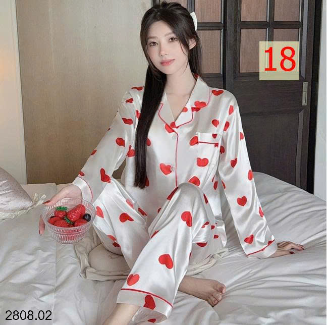 26HA2808.02 - BỘ PIZAMA LỤA CHO NỮ